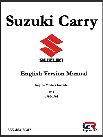 Suzuki Engine Only Manual