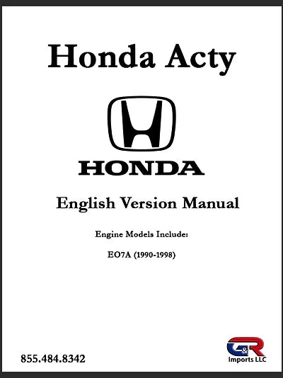 Honda Manual